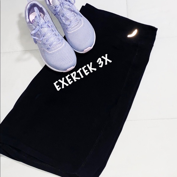 exertek Pants - Exertek Black Yoga Shorts SZ 3X EUC